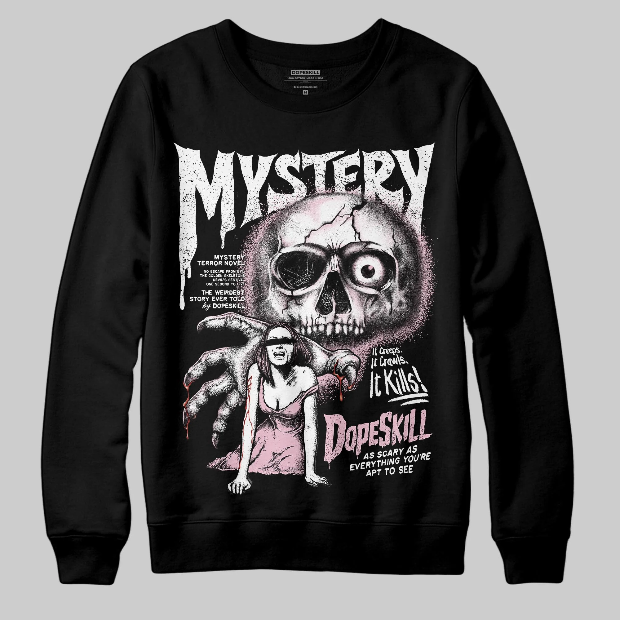 35th Anniversary 5s DopeSkill Sweatshirt Mystery Ghostly Grasp Graphic - Image 2