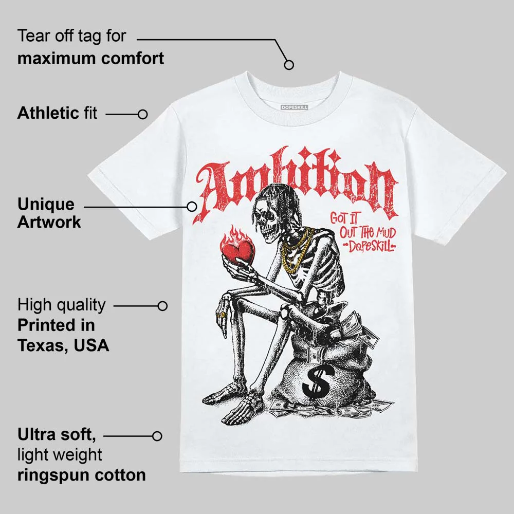 AJ 13 Chicago True Red Cherry DopeSkill T-Shirt Ambition Graphic - Image 4