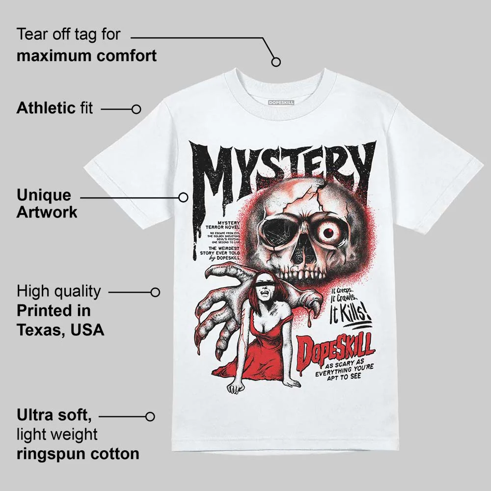 AJ 13 Chicago True Red Cherry DopeSkill T-Shirt Mystery Ghostly Grasp Graphic - Image 4