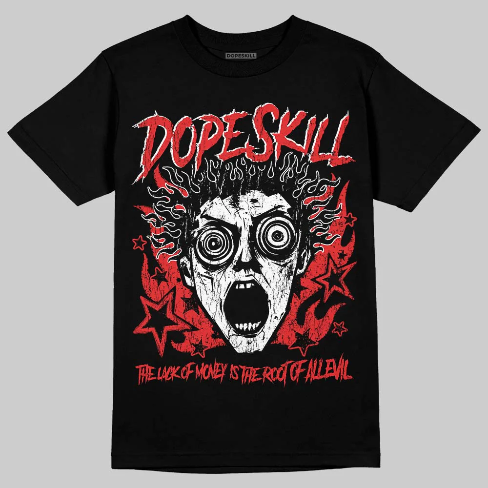AJ 13 Chicago True Red Cherry DopeSkill T-Shirt Root of Evil Graphic - Image 2