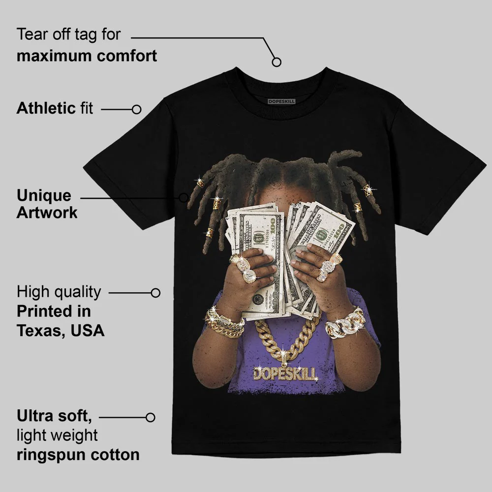 Aqua 6s DopeSkill T-Shirt Rich Youth Graphic - Image 3