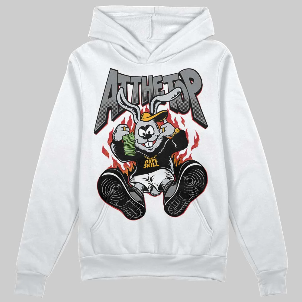 Black Cat 4s DopeSkill Hoodie Sweatshirt At The Top Graphic - Image 2