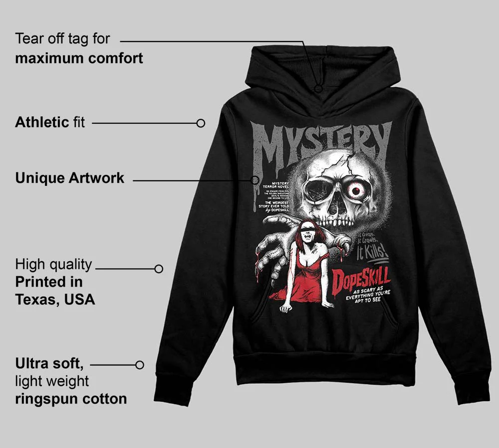 Black Cat 4s DopeSkill Hoodie Sweatshirt Mystery Ghostly Grasp Graphic - Image 3