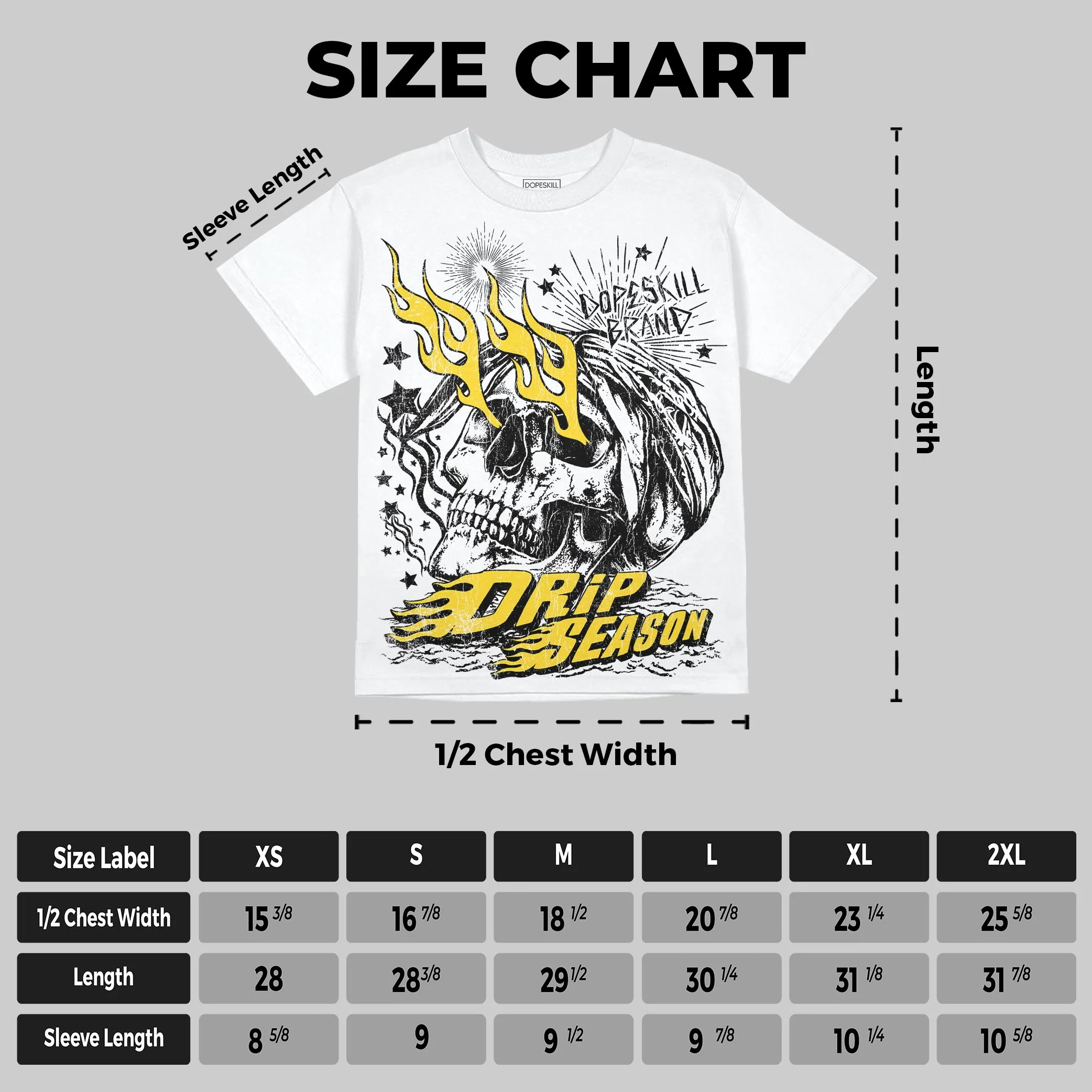 Black Tour Yellow AJ 4 Thunder DopeSkill Oversize Print T-Shirt Drip Season Graphic - Image 2