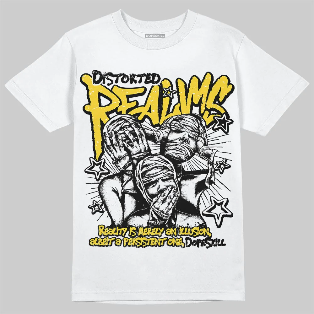 Black Tour Yellow AJ 4 Thunder DopeSkill T-Shirt Distorted Realms Graphic - Image 2
