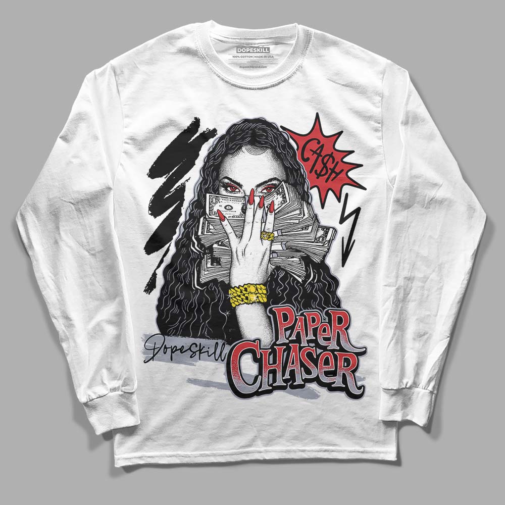 Bred Reimagined 4s DopeSkill Long Sleeve T-Shirt NPC Graphic - Image 2