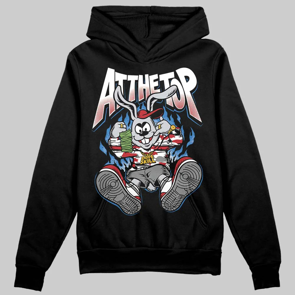 Bugs Bunny 8s DopeSkill Hoodie Sweatshirt At The Top Graphic - Image 2