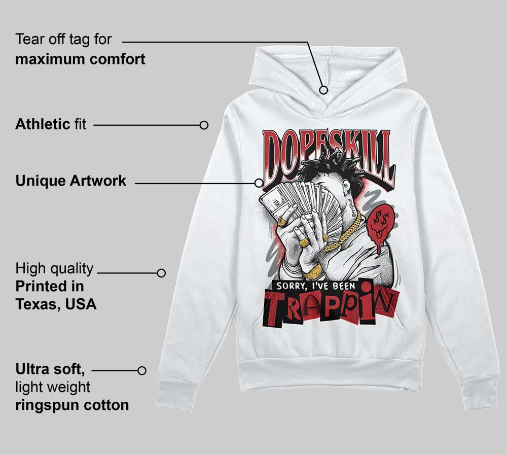 Bugs Bunny 8s DopeSkill Hoodie Sweatshirt Sorry I've Been Trappin Graphic - Image 3