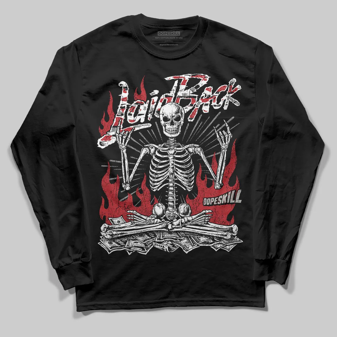 Bugs Bunny 8s DopeSkill Long Sleeve T-Shirt Laid Back Graphic - Image 2