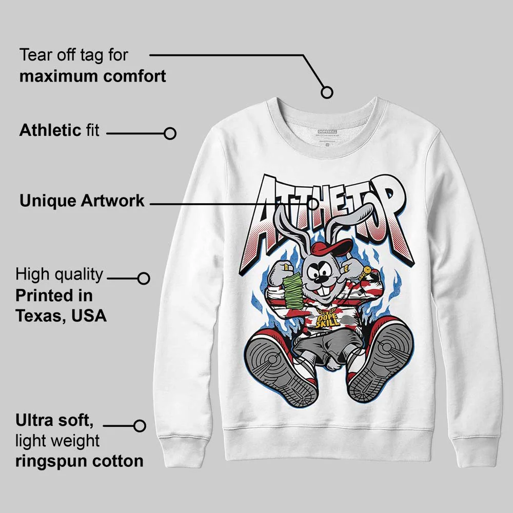 Bugs Bunny 8s DopeSkill Sweatshirt At The Top Graphic - Image 3