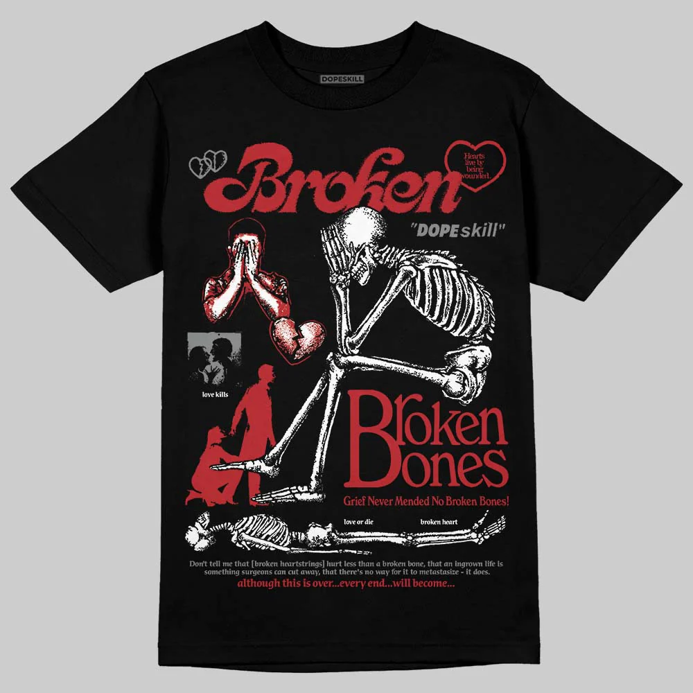 Bugs Bunny 8s DopeSkill T-Shirt Broken Bones Graphic - Image 2