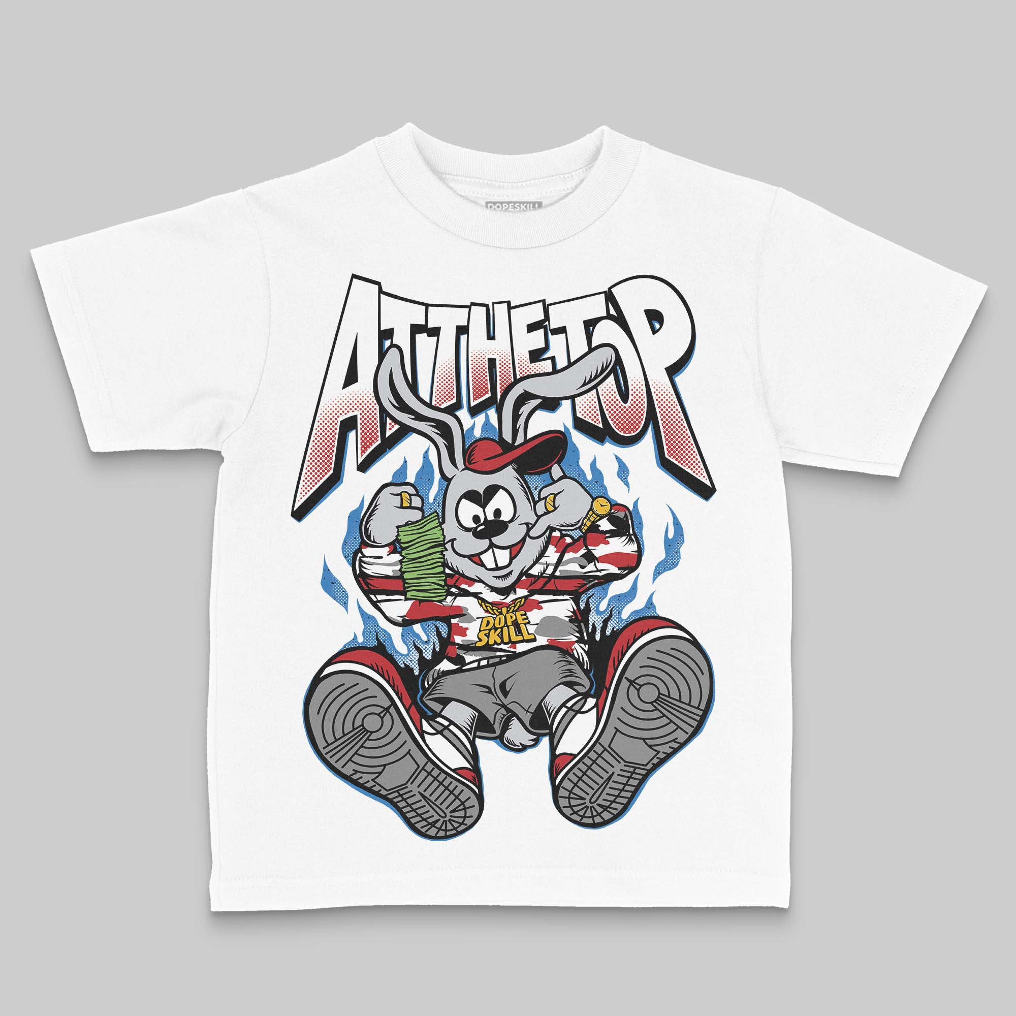 Bugs Bunny 8s DopeSkill Toddler Kids T-shirt At The Top Graphic