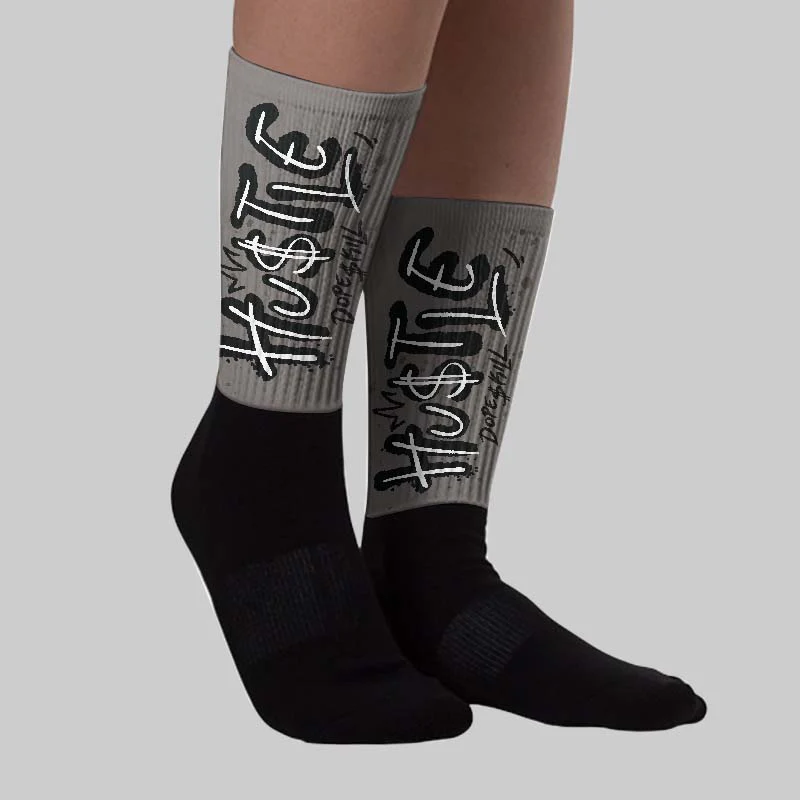 Cave Stone 4s DopeSkill Sublimated Sock Hustle Graphic - Image 2