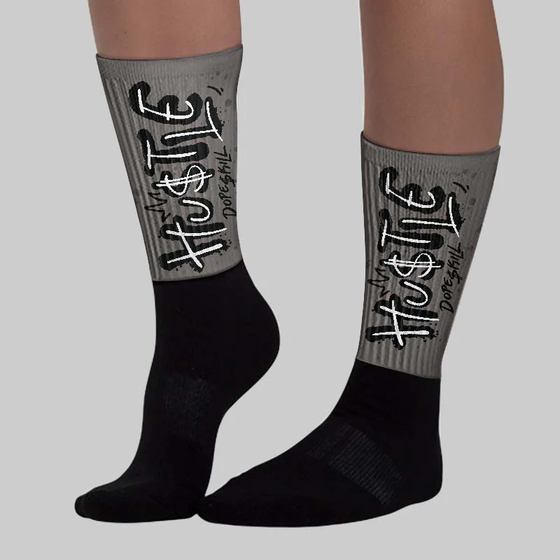 Cave Stone 4s DopeSkill Sublimated Sock Hustle Graphic - Image 3
