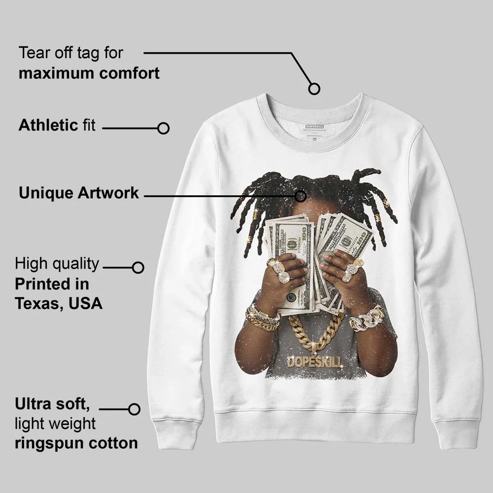 Cave Stone 4s DopeSkill Sweatshirt Rich Youth Graphic - Image 3