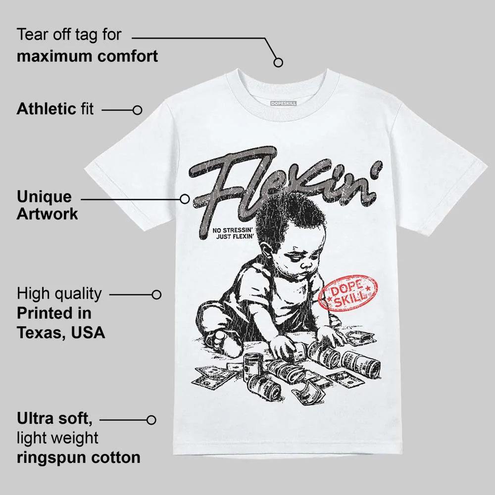 Cave Stone 4s DopeSkill T-Shirt Flexin' Graphic - Image 3