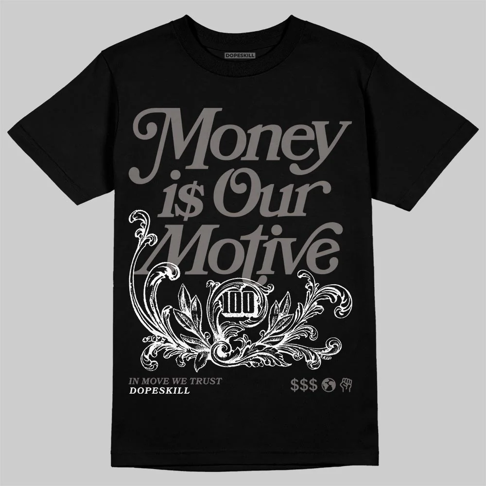 Cave Stone 4s DopeSkill T-Shirt Money Is Our Motive Typo Graphic - Image 2