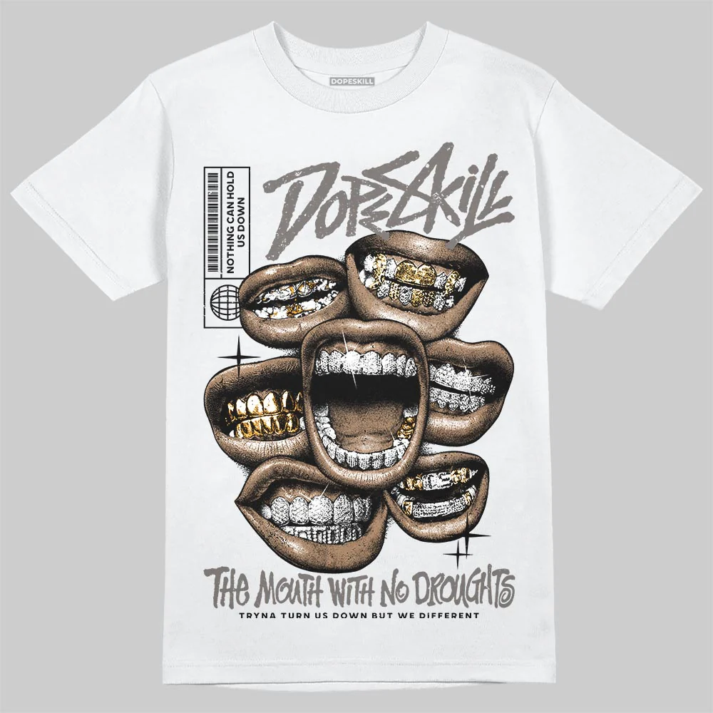 Cave Stone 4s DopeSkill T-Shirt The Mouth With No Droughts Graphic