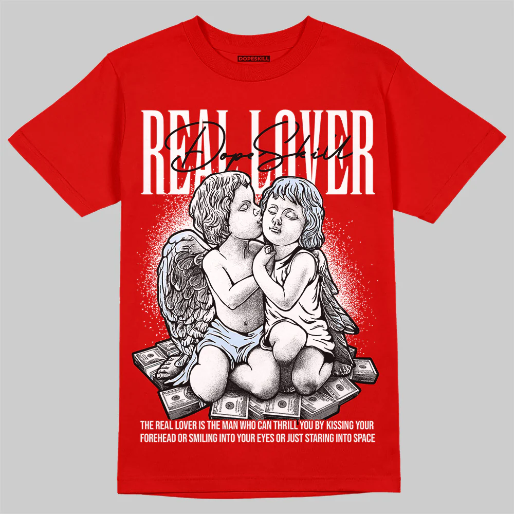 Cherry 11s DopeSkill Varsity Red T-shirt Real Lover Graphic