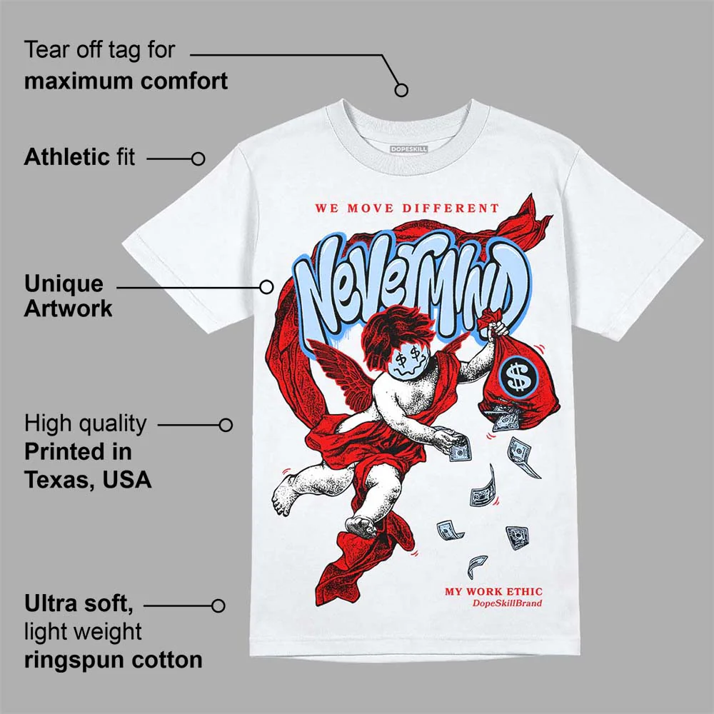 Cherry 11s DopeSkill T-Shirt Nevermind Graphic - Image 3