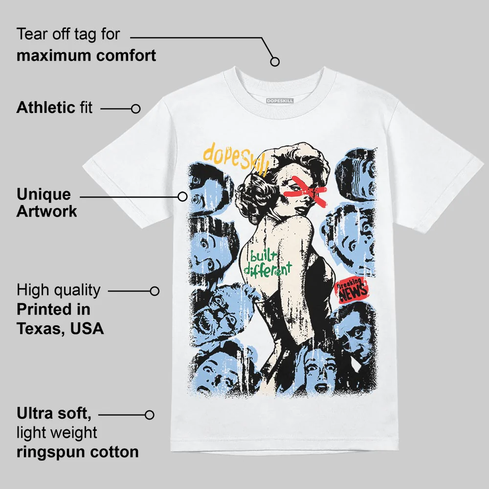 Clips 1s DopeSkill T-Shirt Built Different Graphic - Image 3