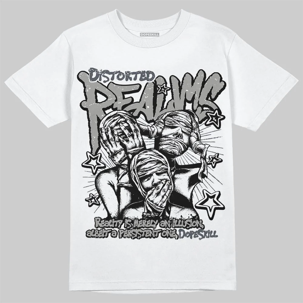 Cool Grey 11s DopeSkill T-Shirt Distorted Realms Graphic