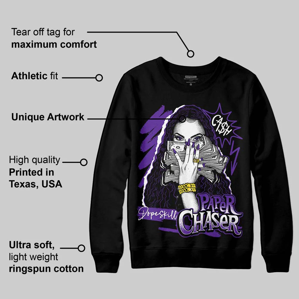 Court Purple 13s DopeSkill Sweatshirt NPC Graphic - Image 3