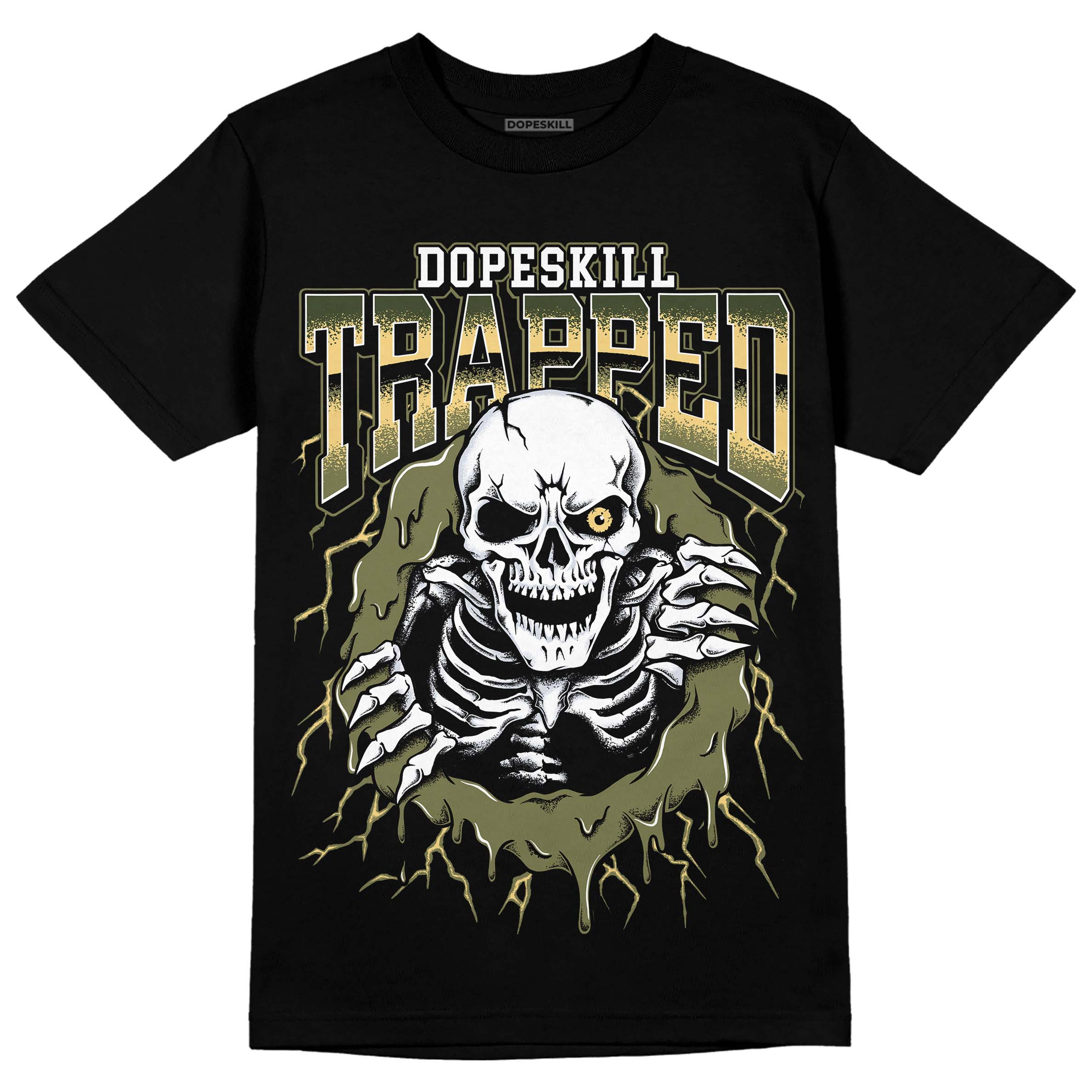 Craft Olive 4s DopeSkill T-Shirt Trapped Halloween Graphic