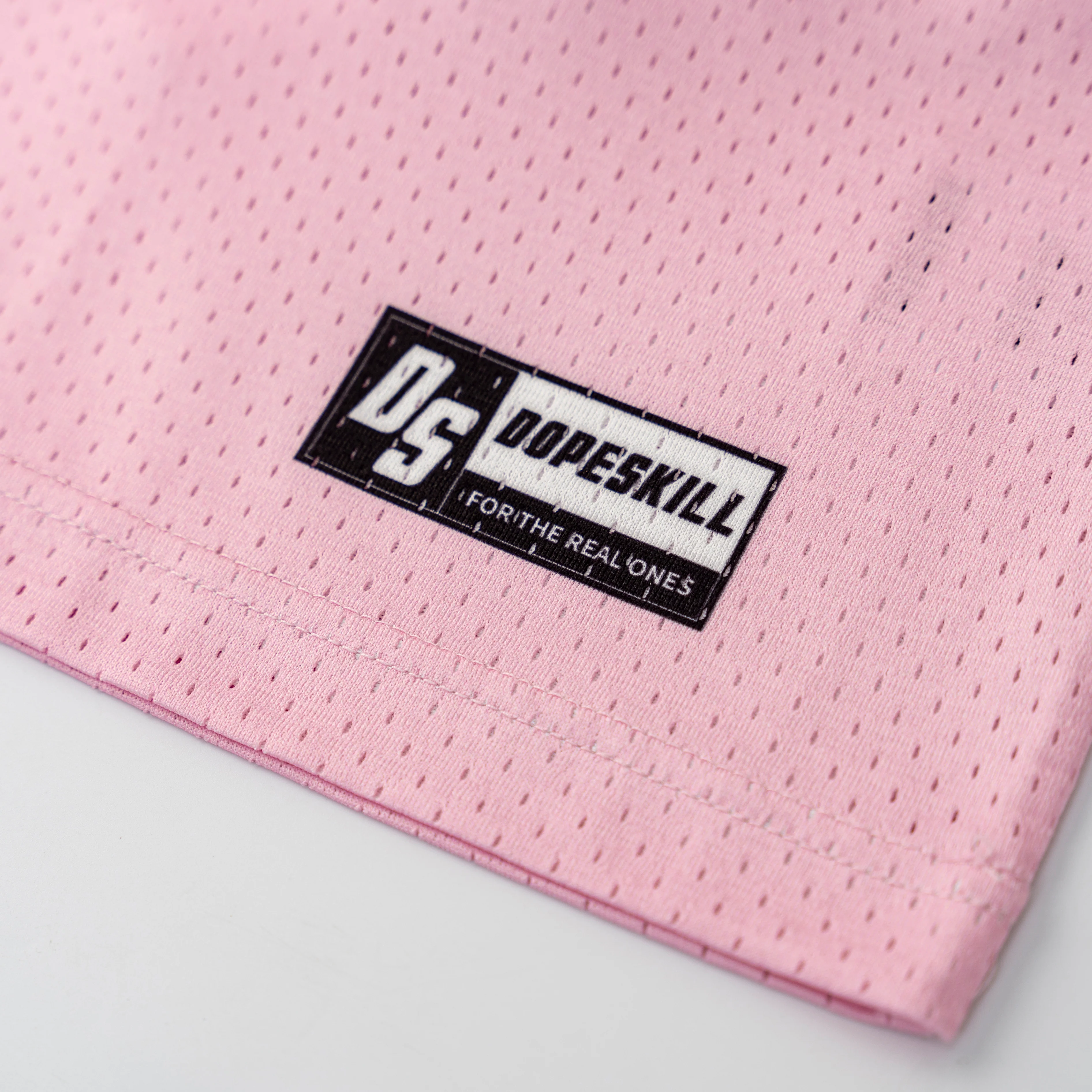 DopeSkill Oversized Jersey Streetwear Graphic Tee Cool V-Neck Pink T-Shirt Fire 26 Graphic - Image 6