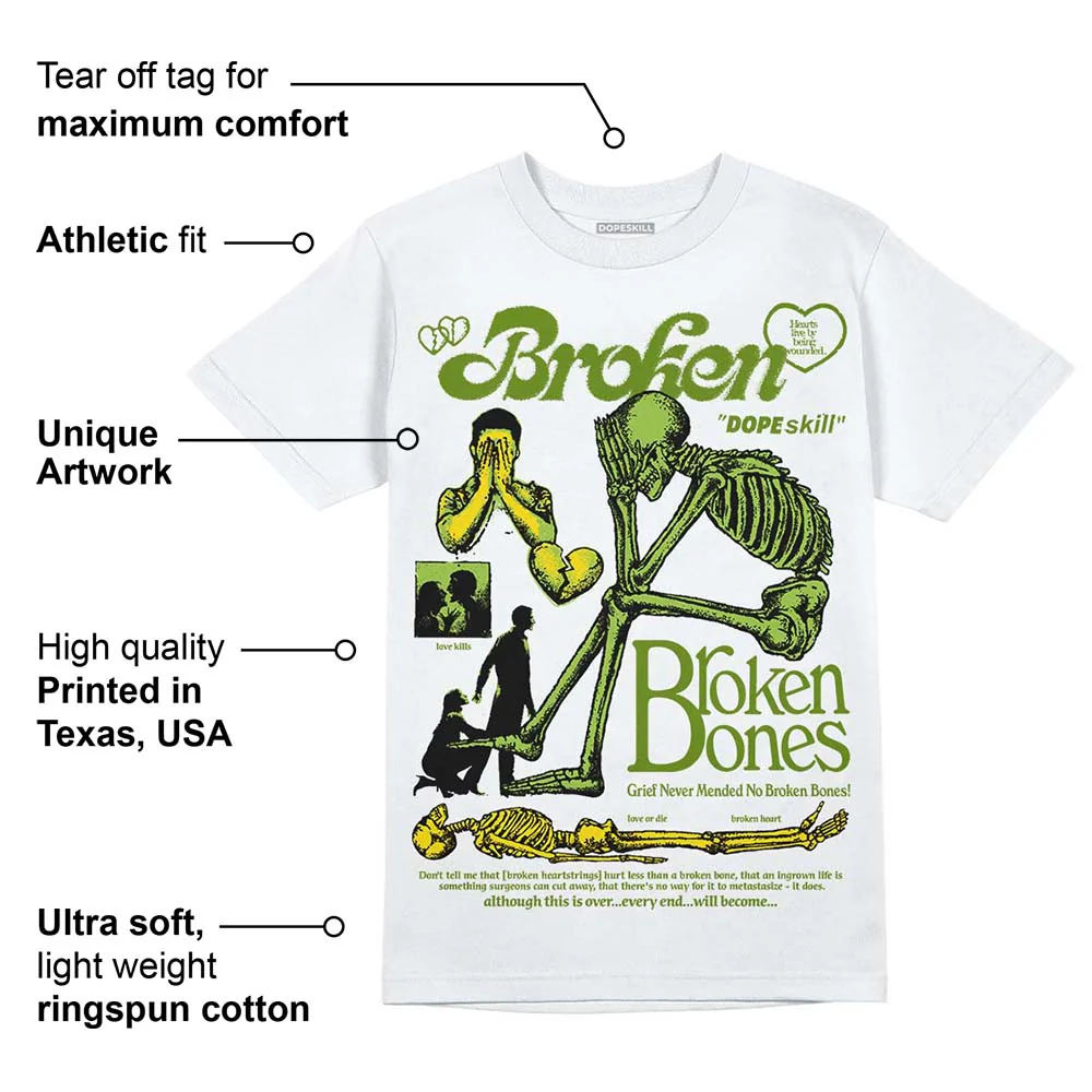 Dunk 'Chlorophyll' DopeSkill T-Shirt Broken Bones Graphic - Image 3