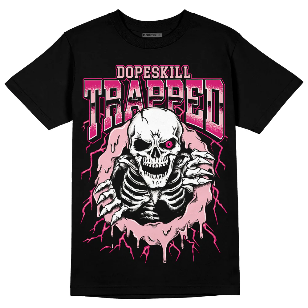 Dunk Low Barbie Triple Pink DopeSkill T-Shirt Trapped Halloween Triple Pink Graphic - Image 2