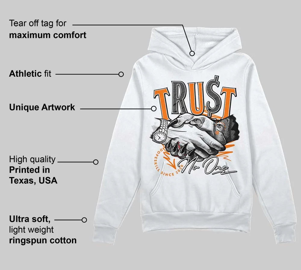 Dunk Low Magma Orange DopeSkill Hoodie Sweatshirt Trust No One Graphic - Image 3