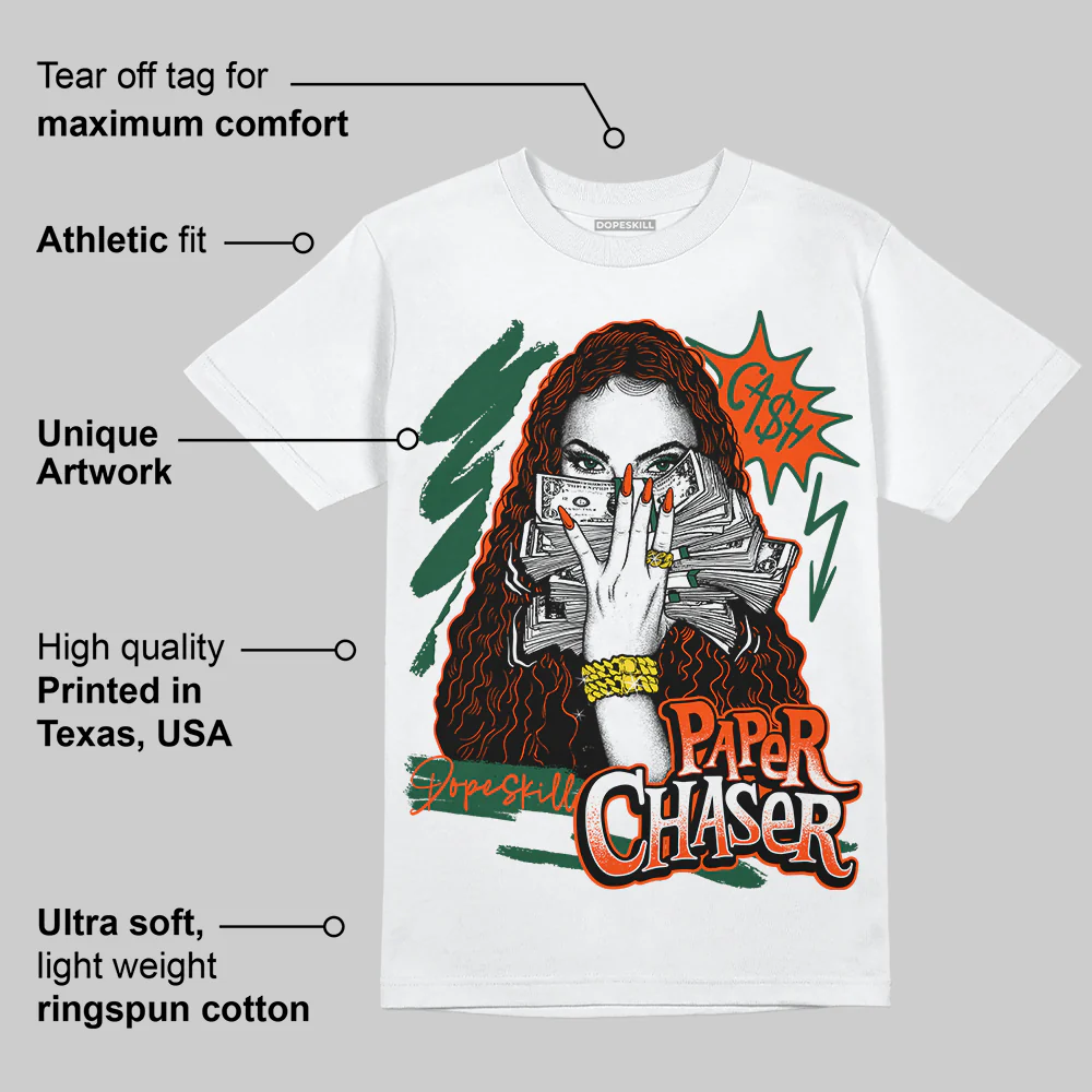 Dunk Low Team Dark Green Orange DopeSkill T-Shirt NPC Graphic - Image 3