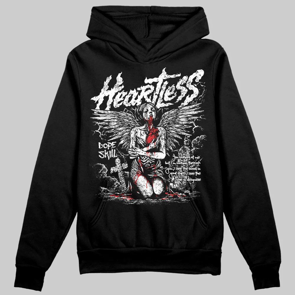 Dunk Panda White Black DopeSkill Hoodie Sweatshirt Heartless Graphic