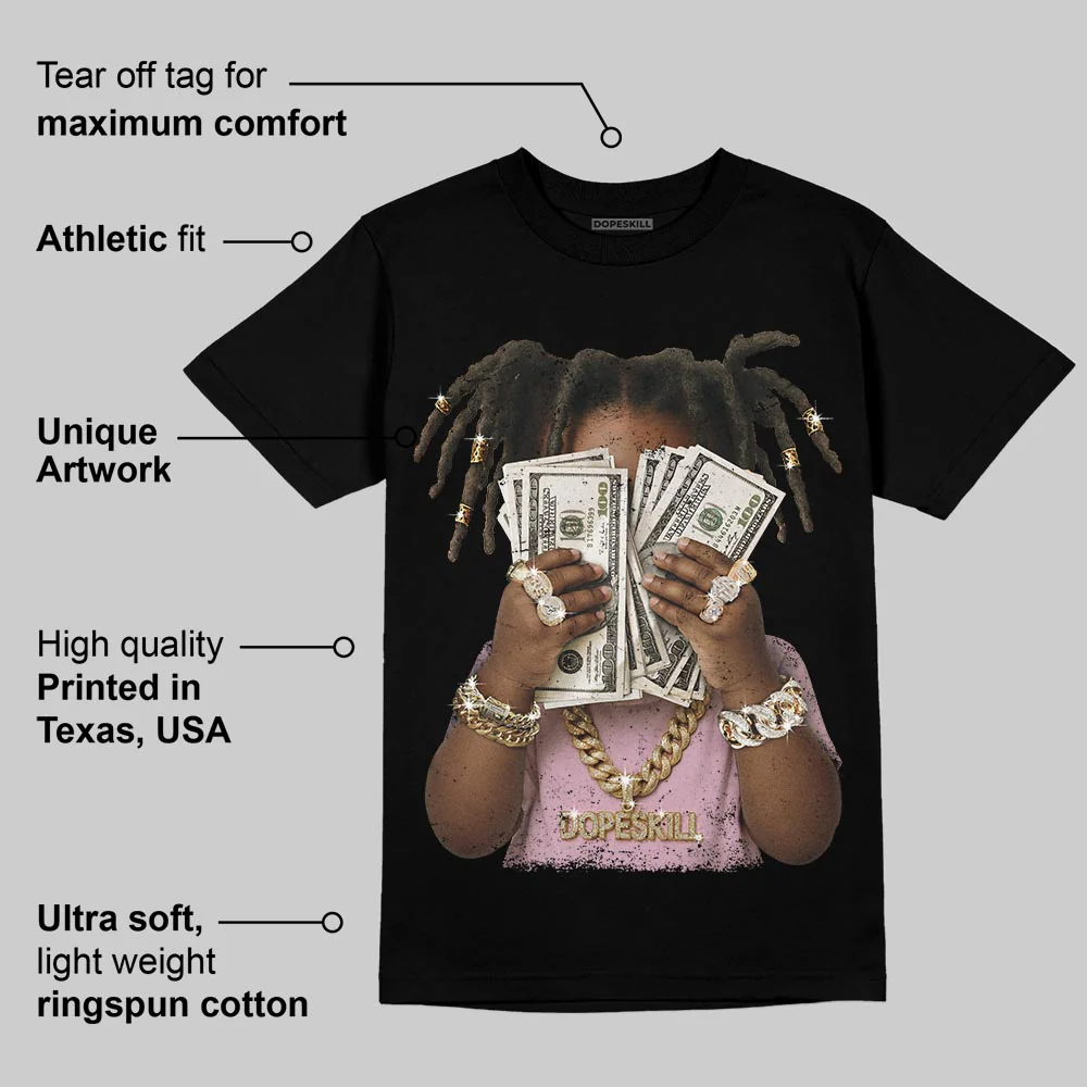 Dunk Pink Foam DopeSkill T-Shirt Rich Youth Graphic - Image 3