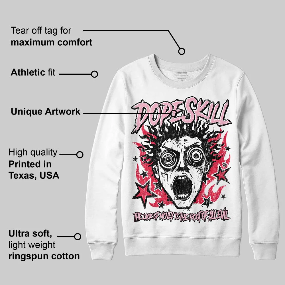 Dunk Valentine's Day DopeSkill Sweatshirt Root of Evil Graphic - Image 3