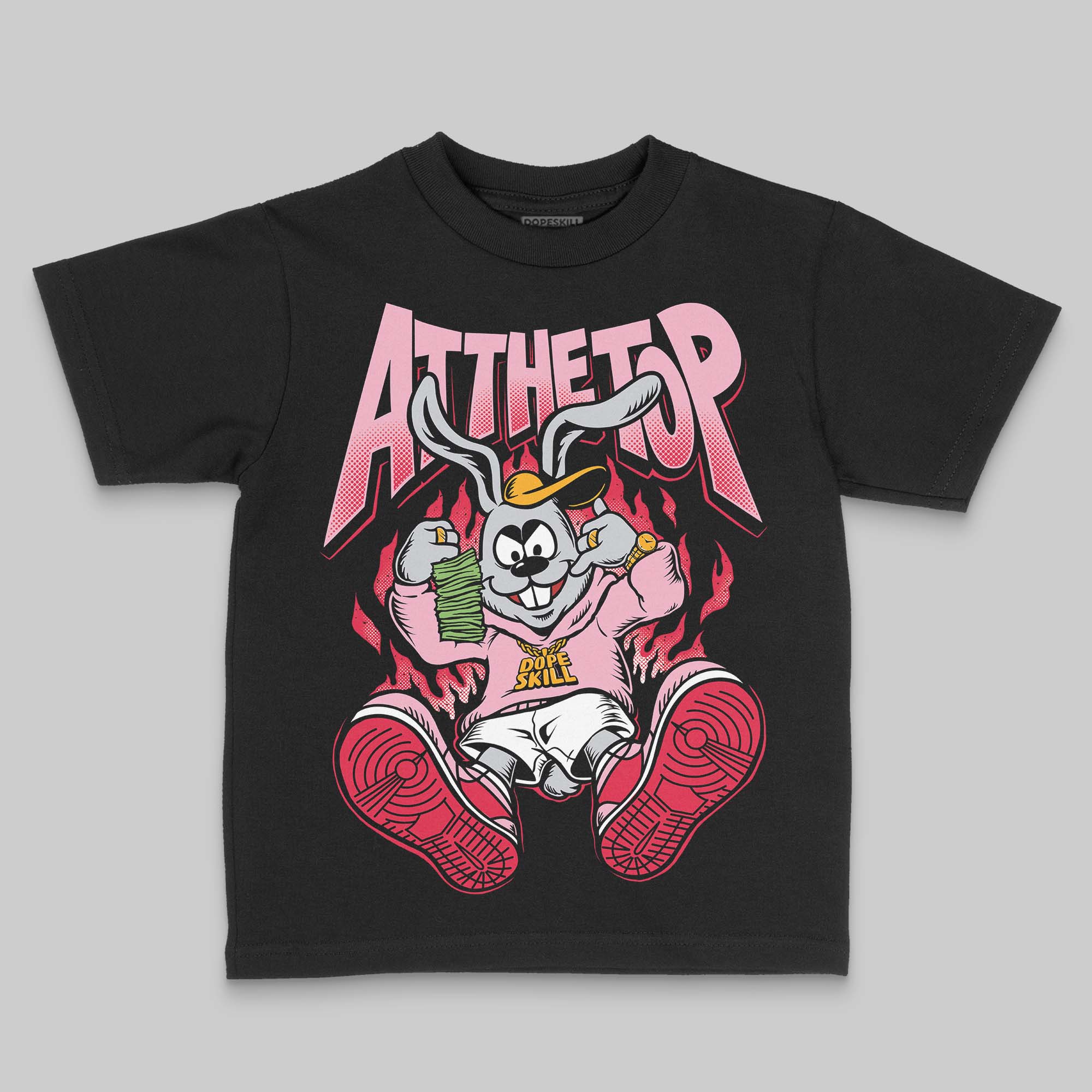Dunk Valentine's Day DopeSkill Toddler Kids T-shirt At The Top Graphic - Image 2