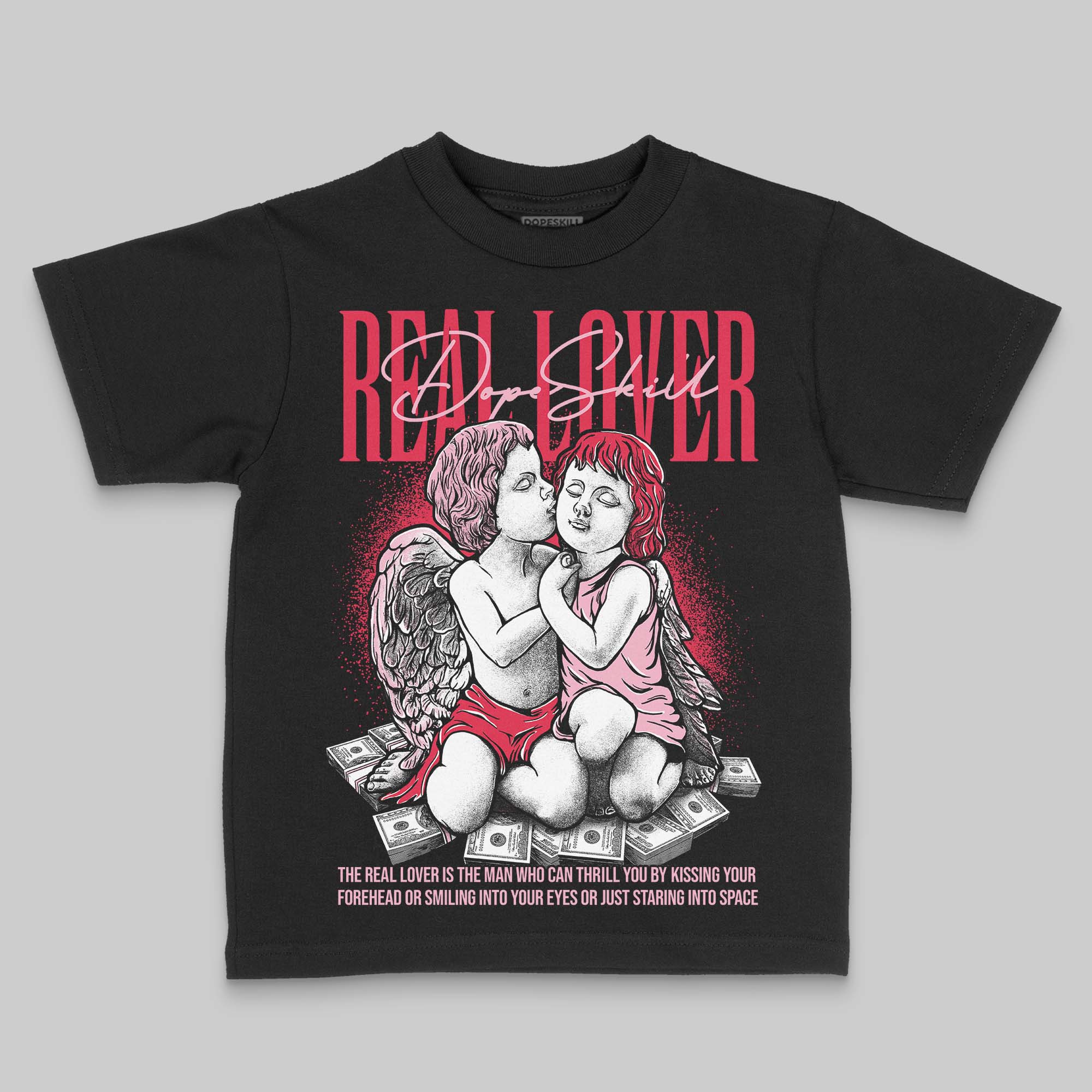 Dunk Valentine's Day DopeSkill Toddler Kids T-shirt Real Lover Graphic - Image 2