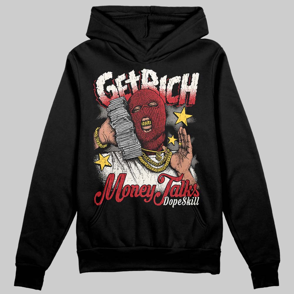 Flight Club 4s DopeSkill Hoodie Sweatshirt Get Rich Graphic - Image 2
