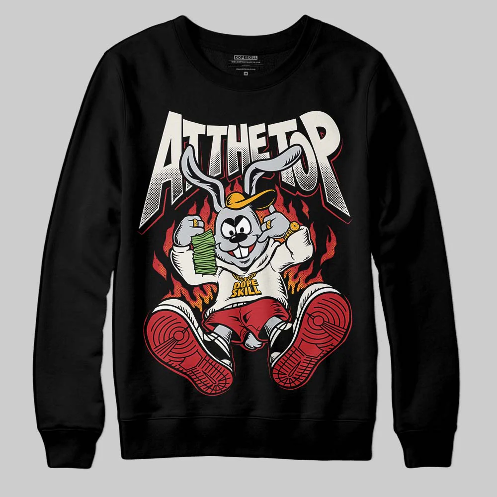 Flight Club 4s DopeSkill Sweatshirt At The Top Graphic - Image 2