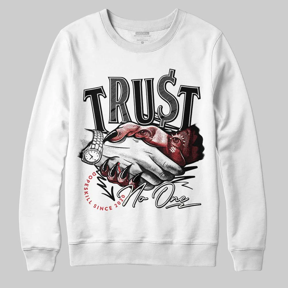 Flight Club 4s DopeSkill Sweatshirt Trust No One Graphic