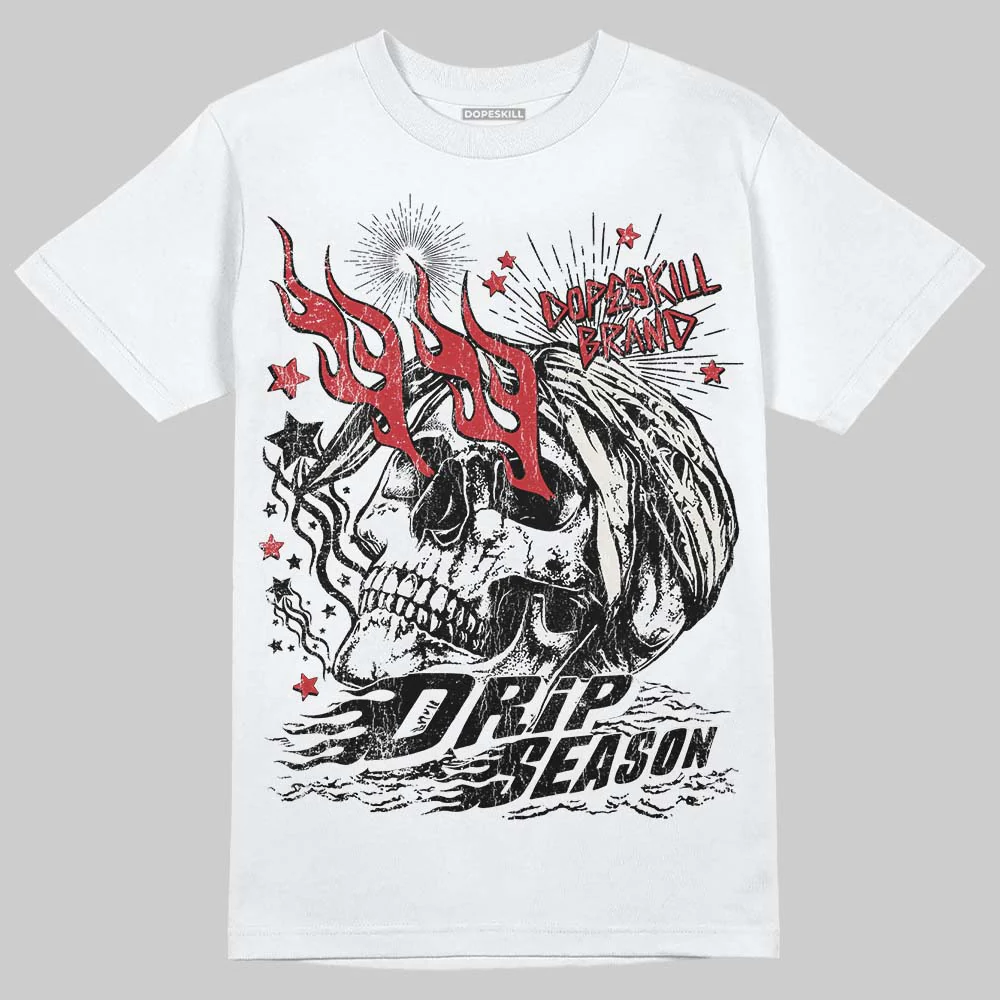 Flight Club 4s DopeSkill T-Shirt Drip Season Graphic