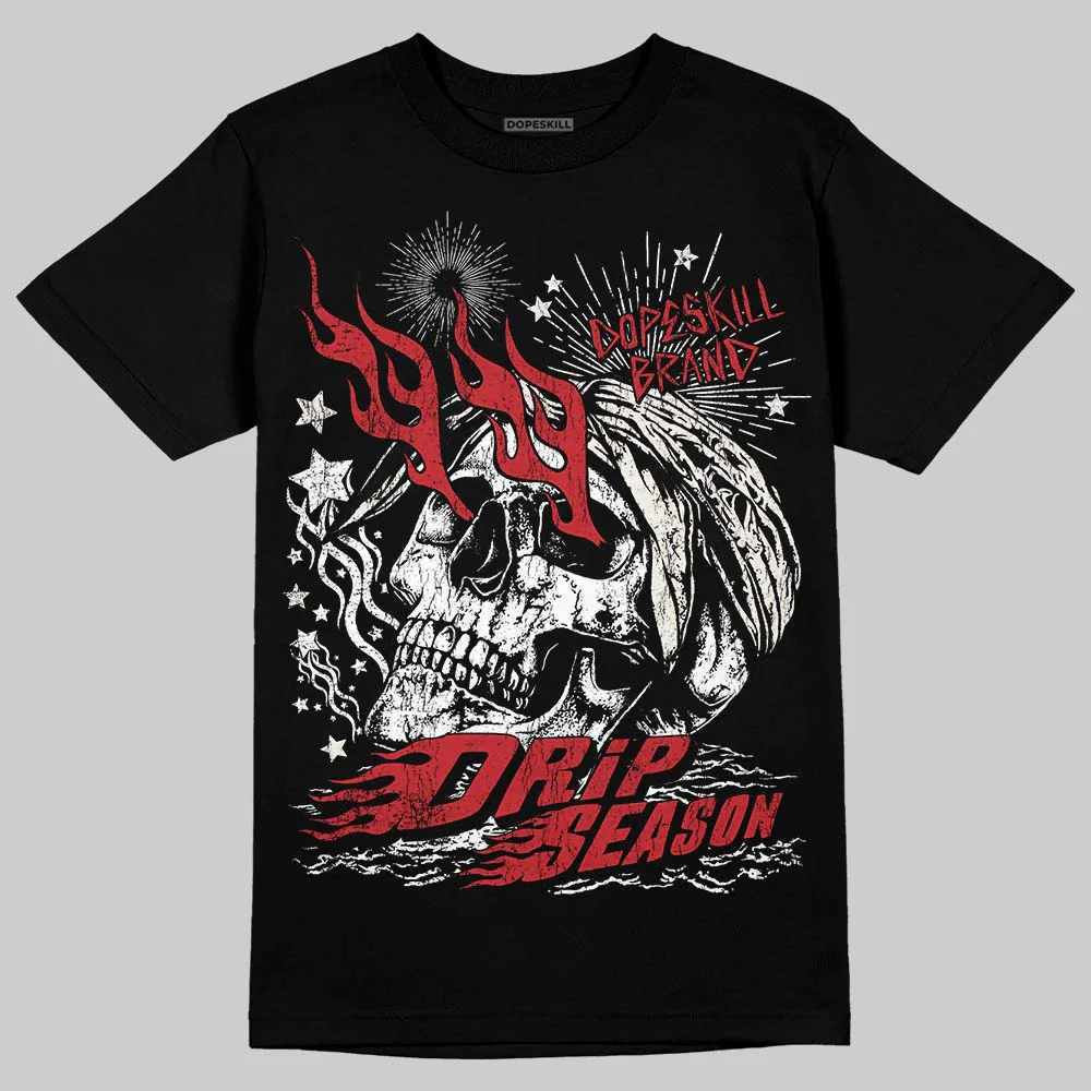 Flight Club 4s DopeSkill T-Shirt Drip Season Graphic - Image 2
