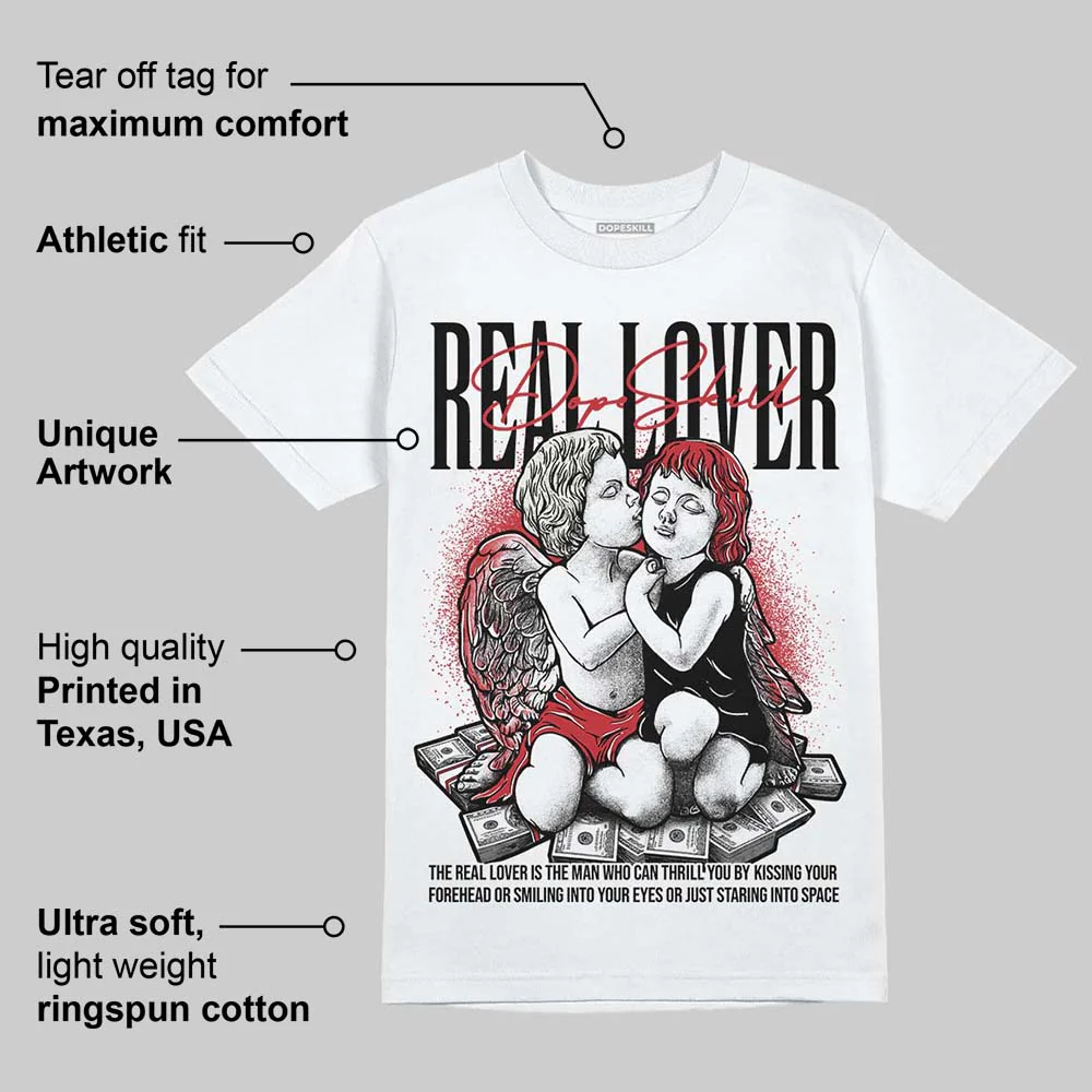 Flight Club 4s DopeSkill T-Shirt Real Lover Graphic - Image 3