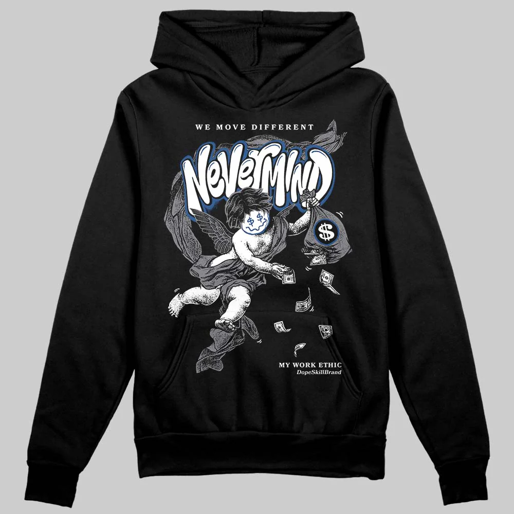 Flint Grey 9s DopeSkill Hoodie Sweatshirt Nevermind Graphic - Image 2