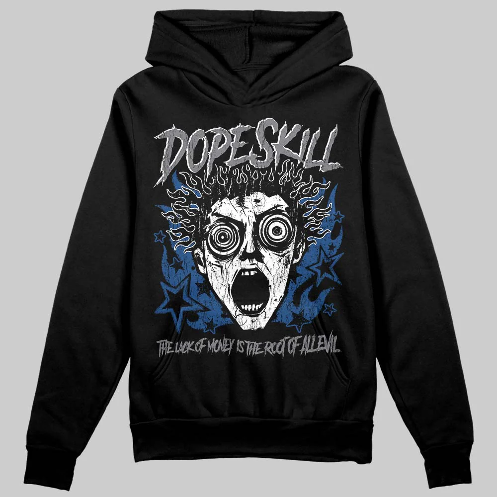 Flint Grey 9s DopeSkill Hoodie Sweatshirt Root of Evil Graphic - Image 2