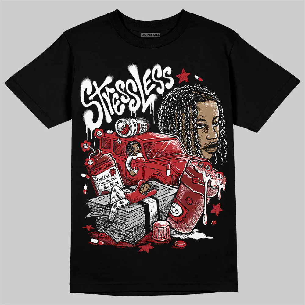 Flu Game 12s DopeSkill T-Shirt Stressless Graphic