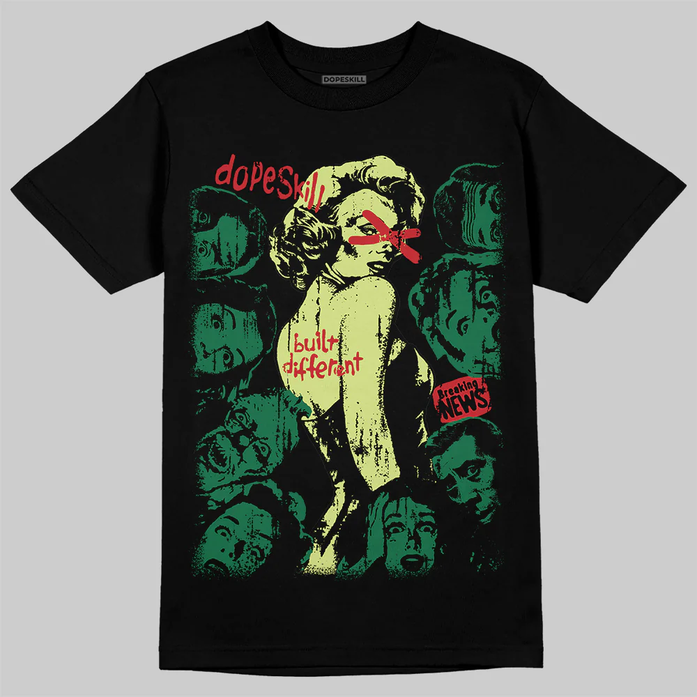 Foamposite One "Pine Green" DopeSkill T-Shirt Built Different Graphic