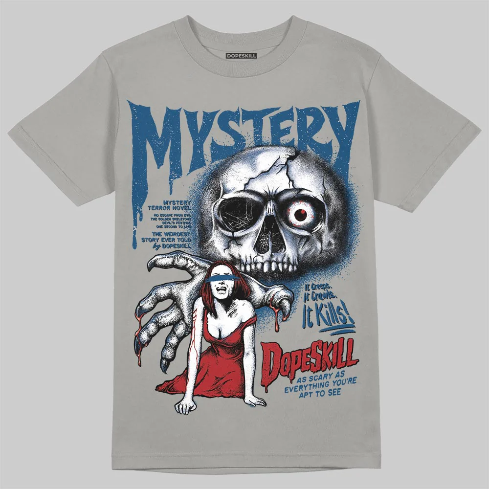 French Blue 12s DopeSkill T-Shirt Mystery Ghostly Grasp Graphic - Image 3