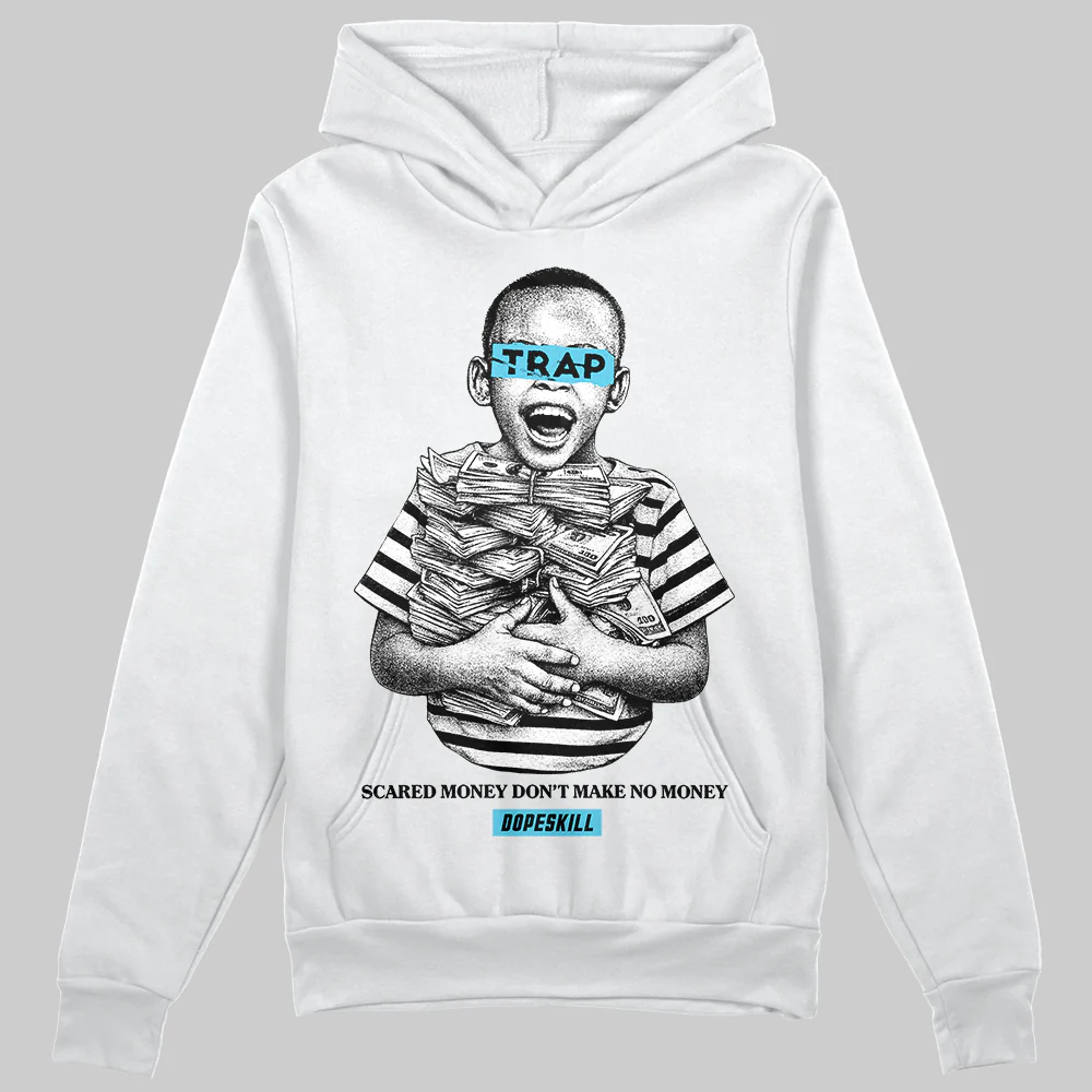 Gamma 11s DopeSkill Hoodie Sweatshirt Scared Money Don't Make No Money Graphic - Image 2